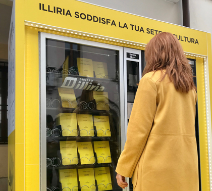 Il distributore di poesie a Pordenonelegge 2019